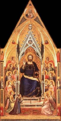 GIOTTO di Bondone Christ Enthroned Germany oil painting art